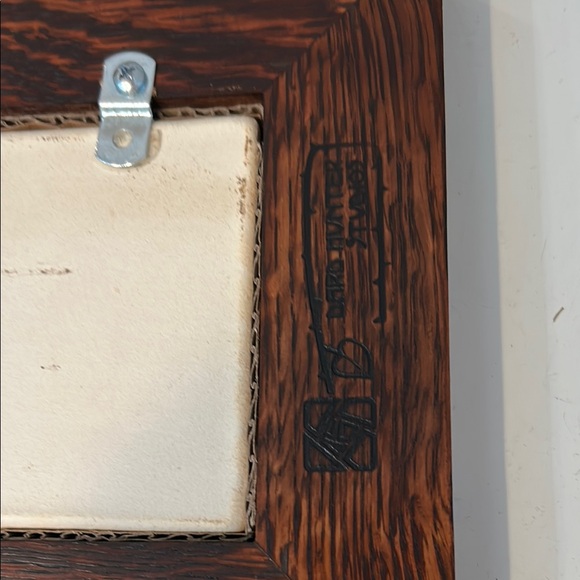 STUNNING wooden Framed Ceramic Tile Art with birds doves and trees by Motawi - Picture 8 of 14